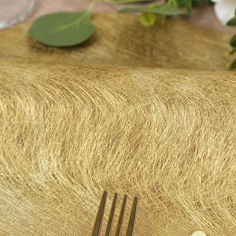 50 Non Woven 13 in Mesh Fiber Round Disposable Placemats