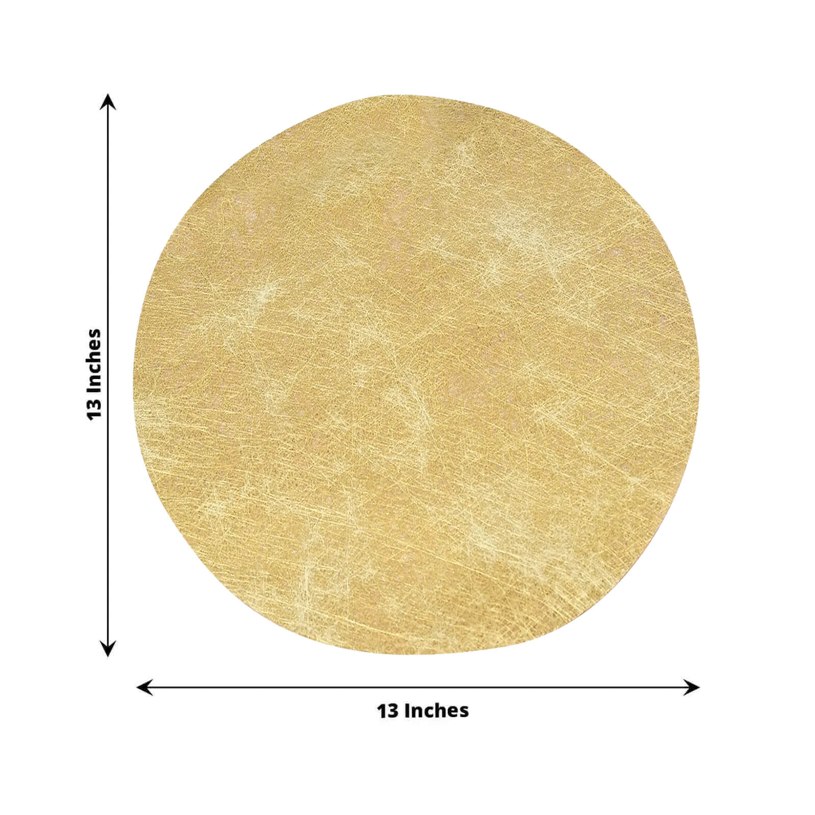 50 Non Woven 13 in Mesh Fiber Round Disposable Placemats
