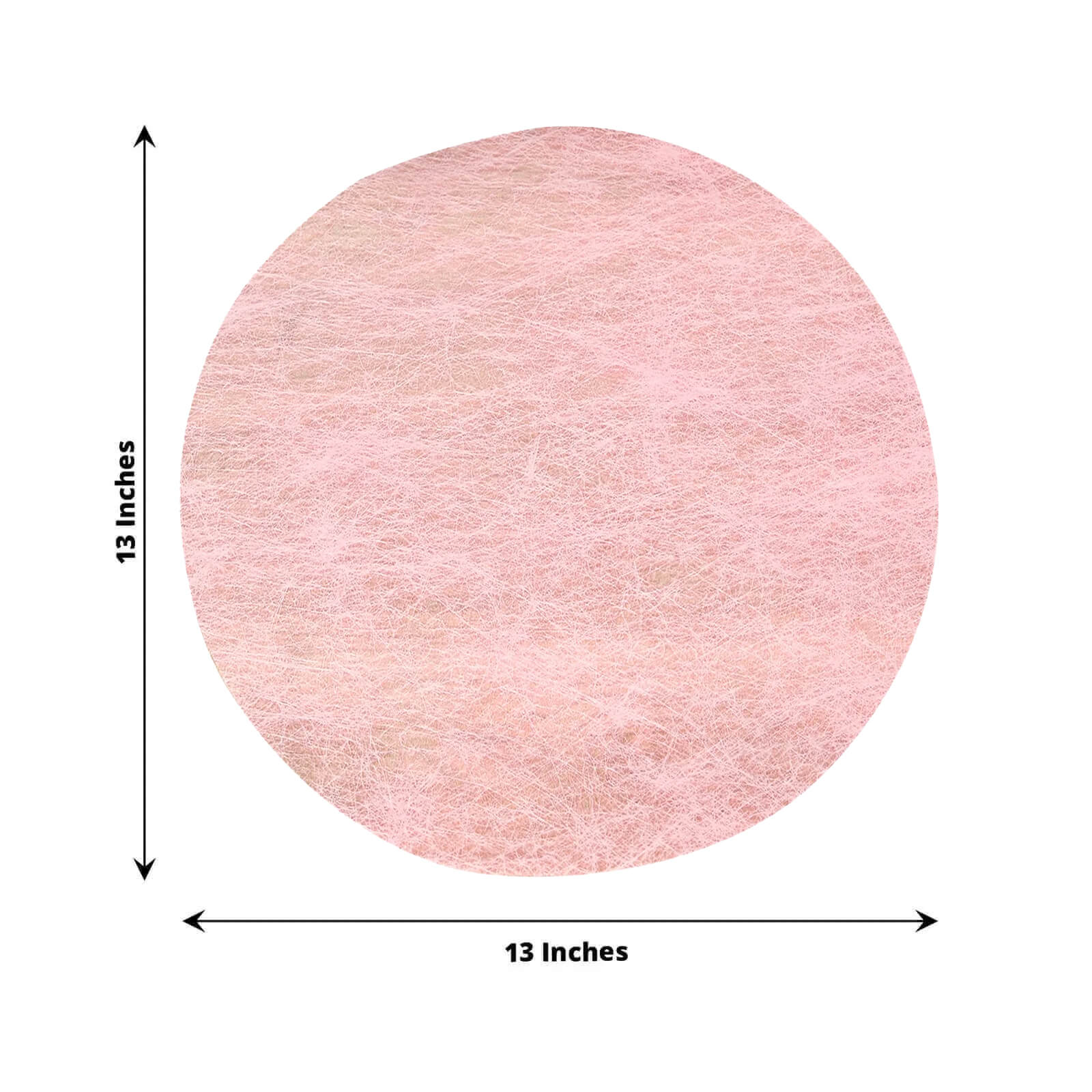 50 Non Woven 13 in Mesh Fiber Round Disposable Placemats