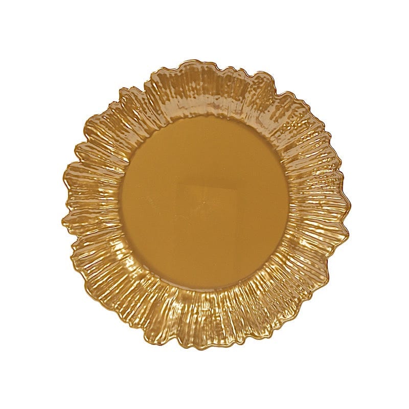 20 pcs 10 in wide Disposable Plastic Plates with Reef Design