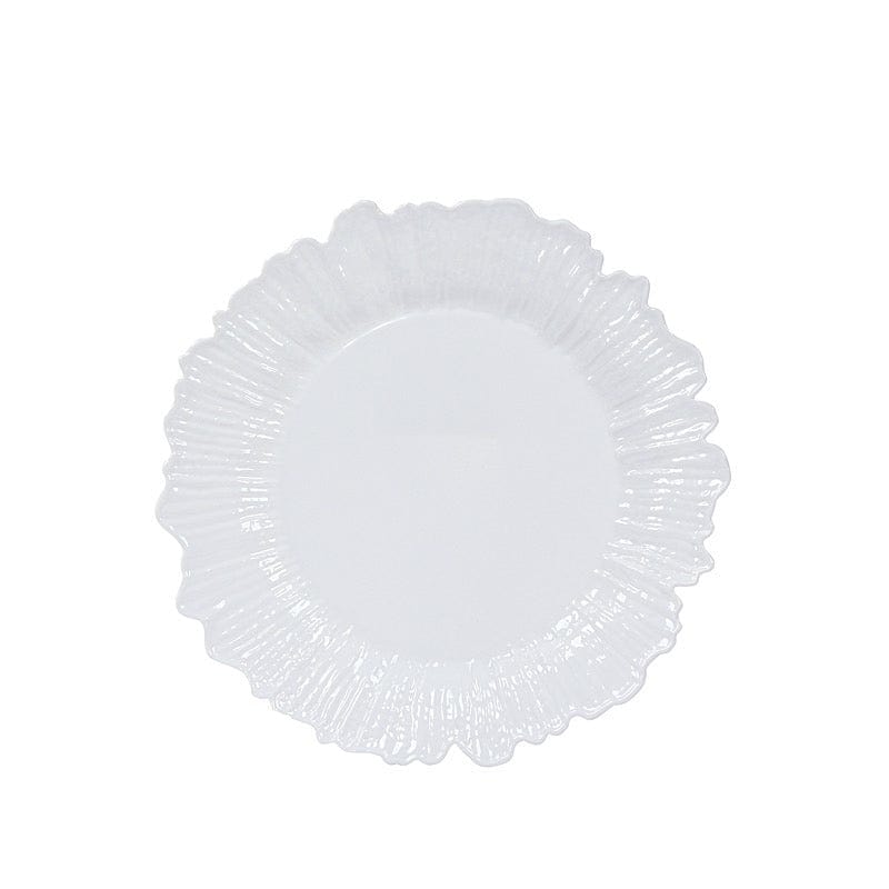 20 pcs 10 in wide Disposable Plastic Plates with Reef Design