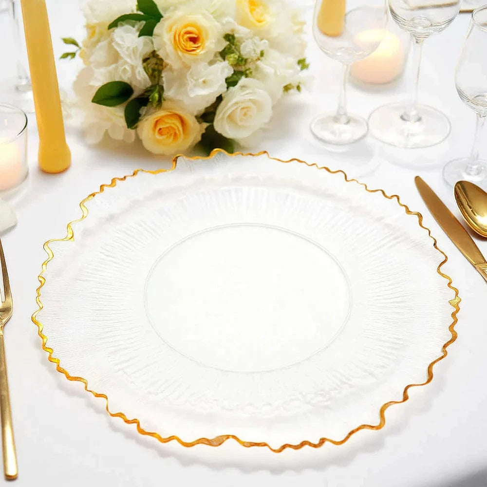 20 pcs 10 in wide Disposable Plastic Plates with Reef Design