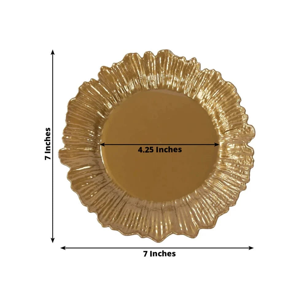 20 pcs 7 in wide Disposable Plastic Plates with Reef Design