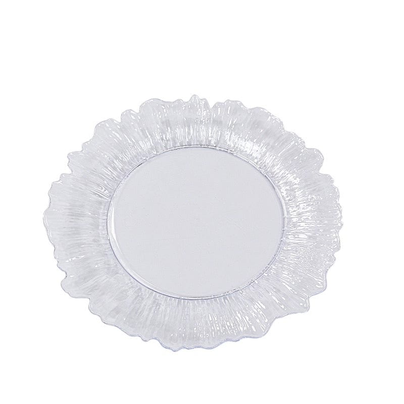 20 pcs 7 in wide Disposable Plastic Plates with Reef Design