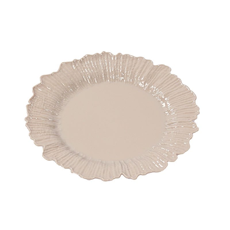 20 pcs 7 in wide Disposable Plastic Plates with Reef Design