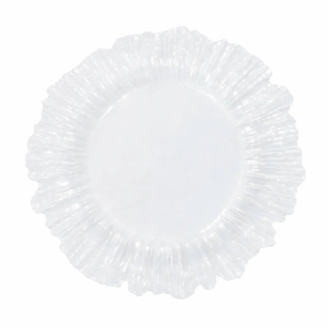 20 pcs 7 in wide Disposable Plastic Plates with Reef Design