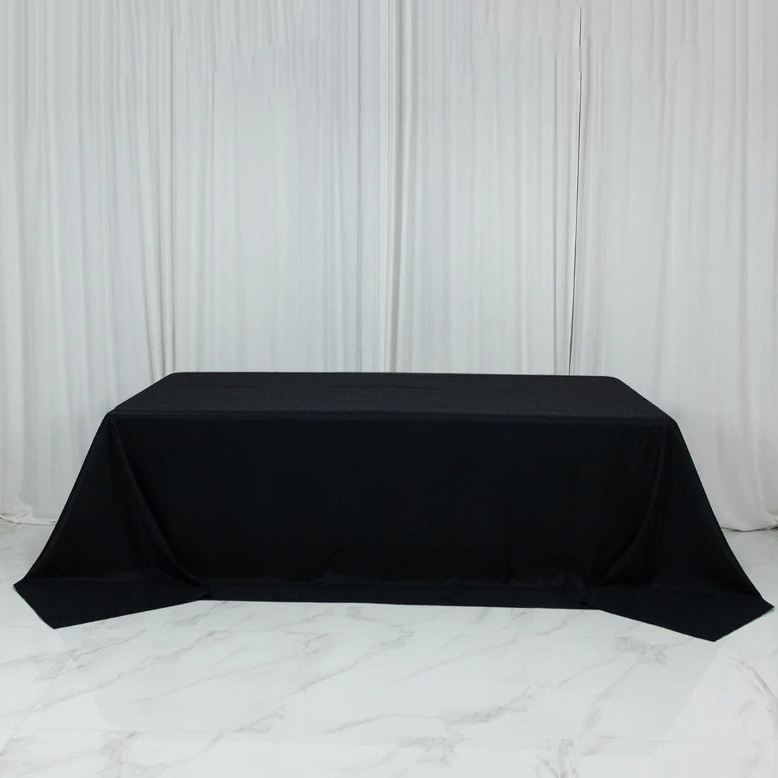 108 x 156 inch Extra Wide Polyester King Rectangular Tablecloth