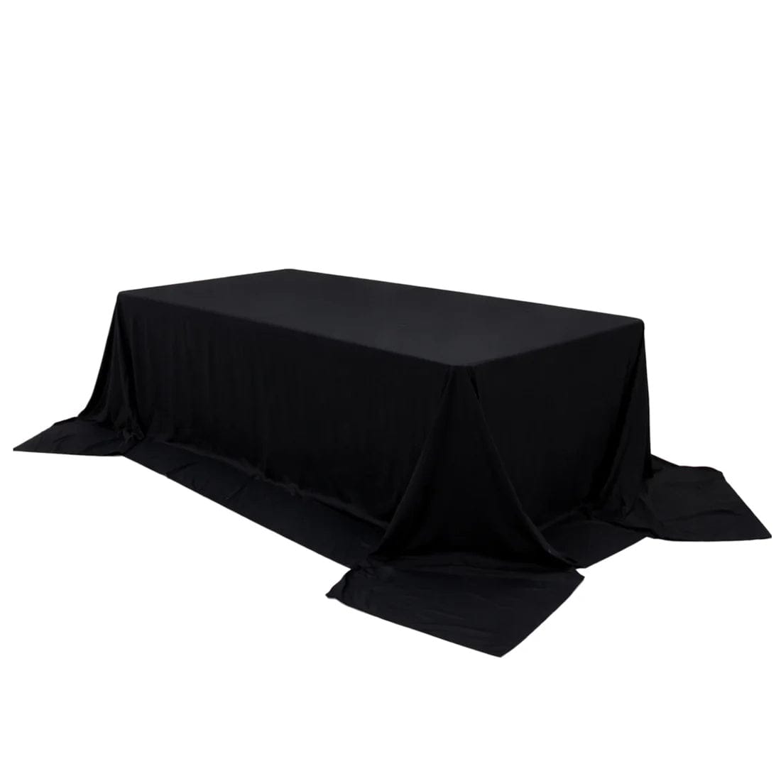 108 x 156 inch Extra Wide Scuba Polyester King Rectangular Tablecloth
