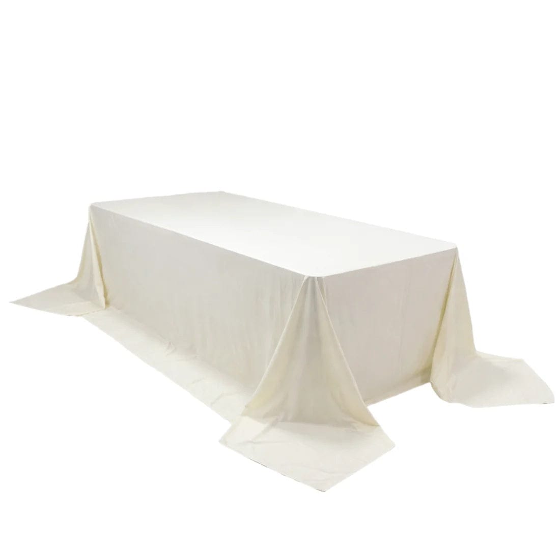 108 x 156 inch Extra Wide Scuba Polyester King Rectangular Tablecloth