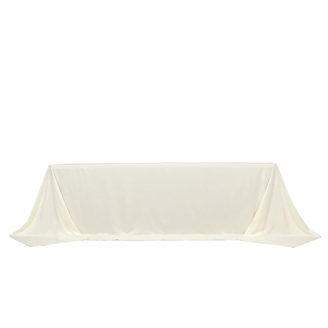 108 x 156 inch Extra Wide Scuba Polyester King Rectangular Tablecloth