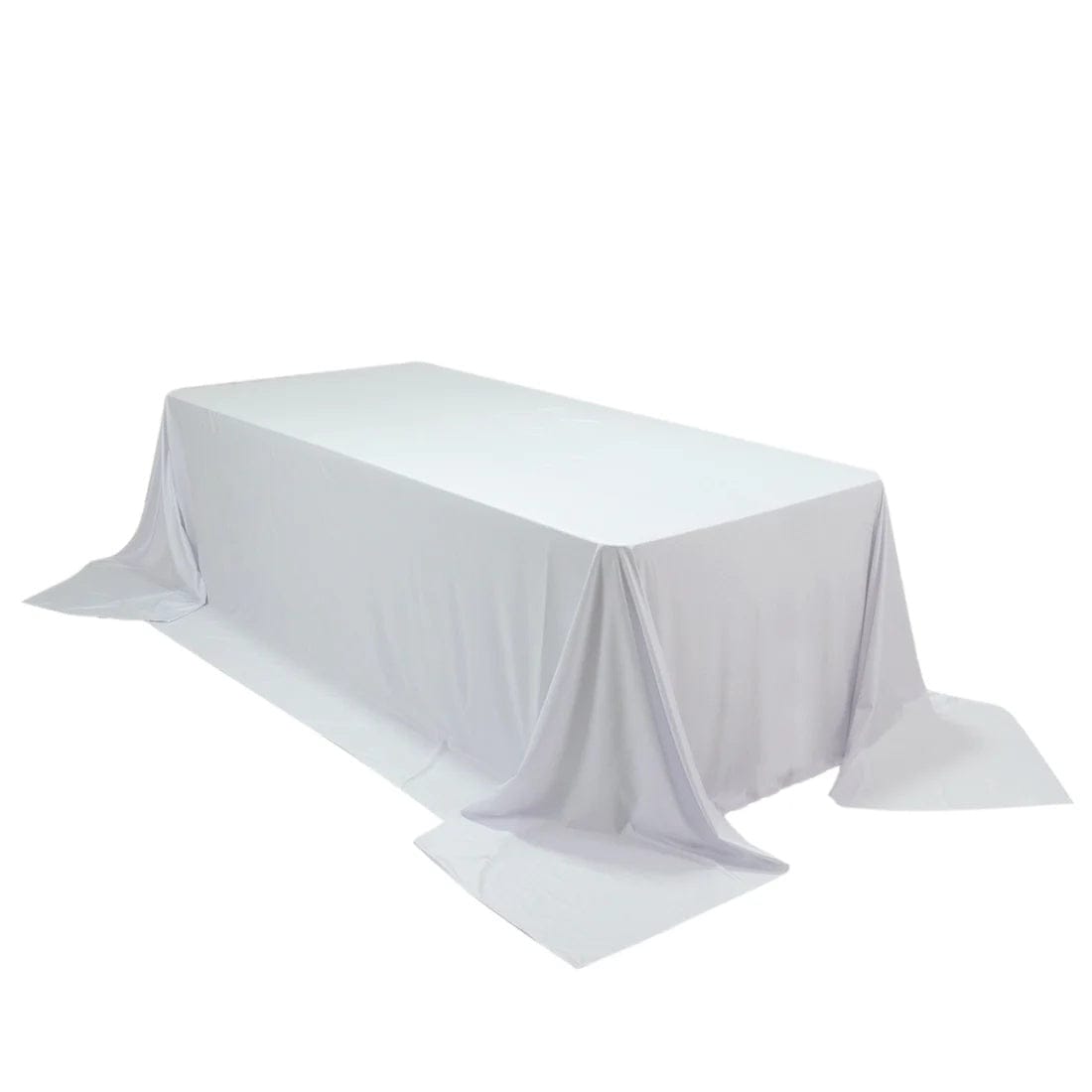 108 x 156 inch Extra Wide Scuba Polyester King Rectangular Tablecloth