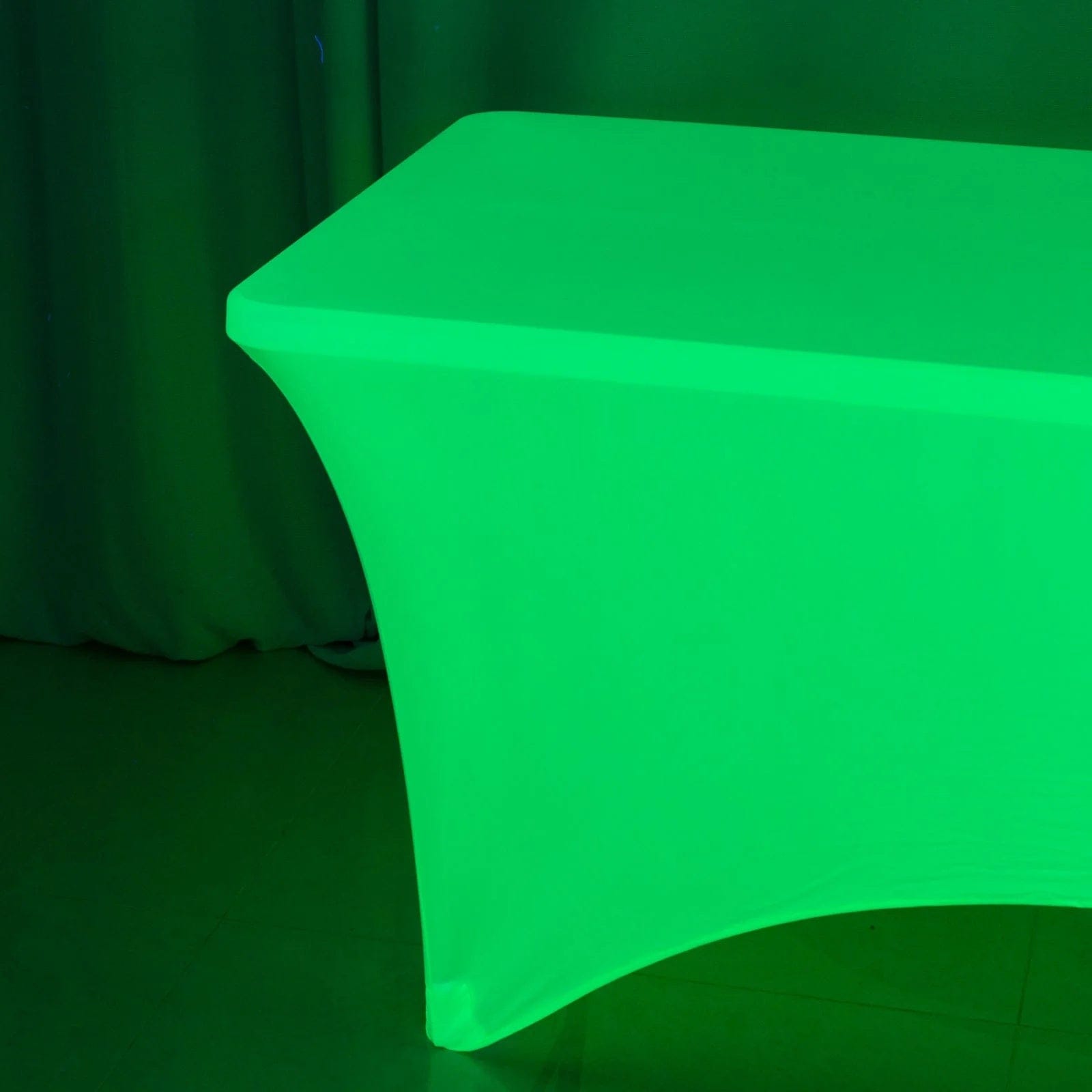 6 feet Fitted Spandex Rectangular Tablecloth Neon Table Cover