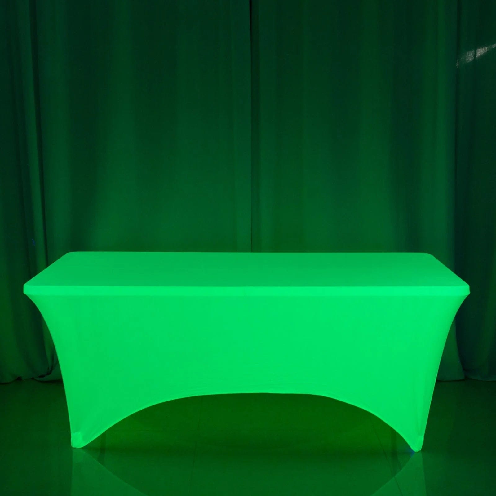 6 feet Fitted Spandex Rectangular Tablecloth Neon Table Cover