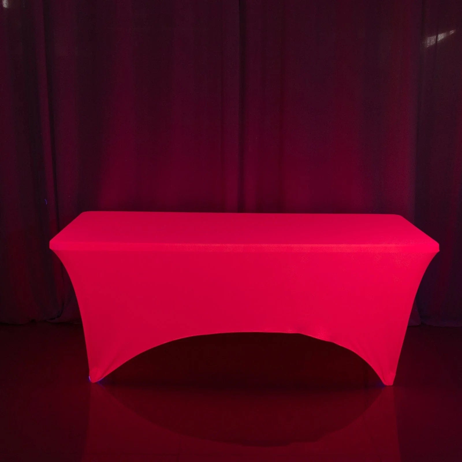 6 feet Fitted Spandex Rectangular Tablecloth Neon Table Cover