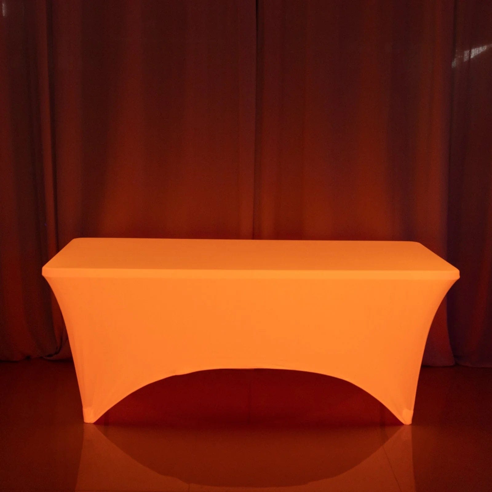 6 feet Fitted Spandex Rectangular Tablecloth Neon Table Cover