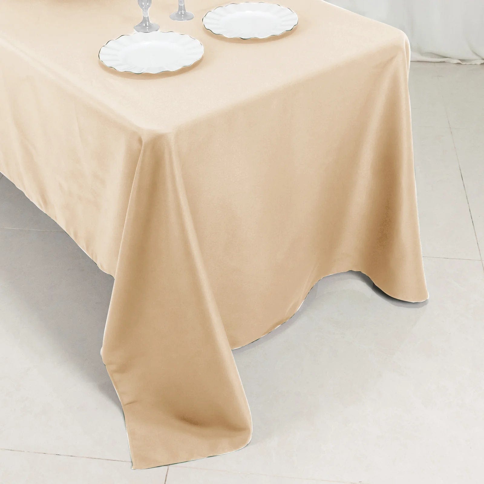 60 x 126 inch Premium Polyester Rectangular Tablecloth