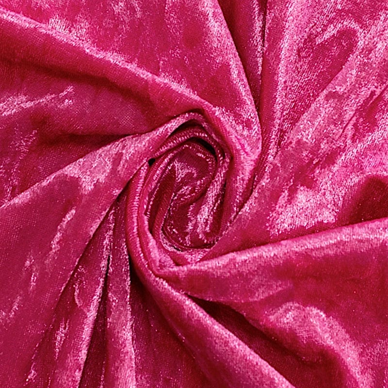 60x 102 in Seamless Premium Crushed Velvet Rectangle Tablecloth