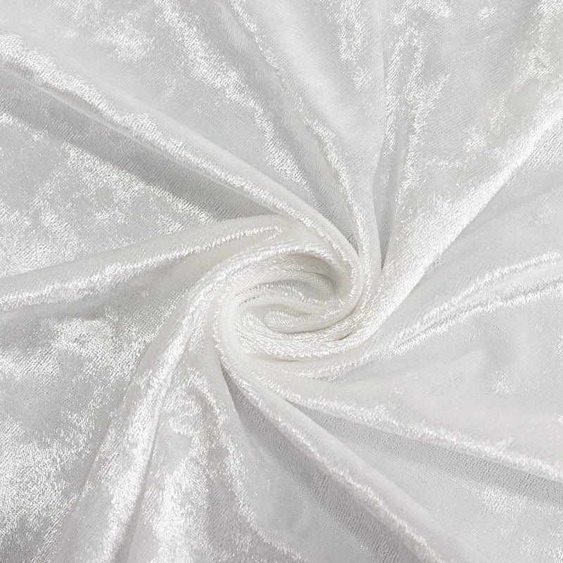 60x 102 in Seamless Premium Crushed Velvet Rectangle Tablecloth