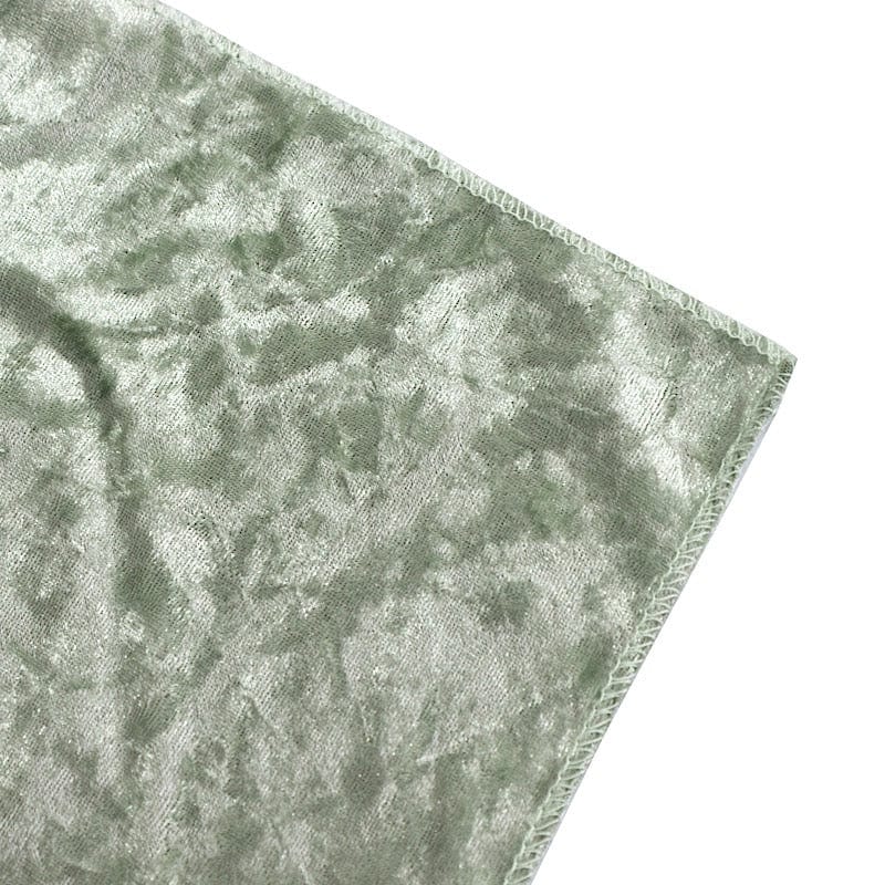 60x 102 in Seamless Premium Crushed Velvet Rectangle Tablecloth