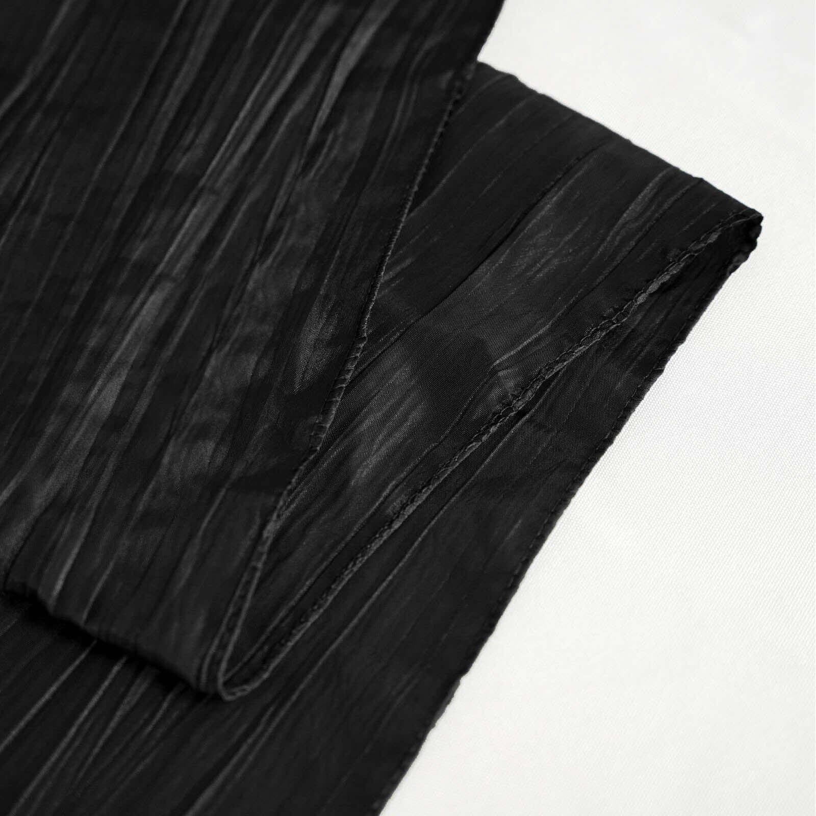 60x102 in Metallic Crinkled Taffeta Rectangular Tablecloth