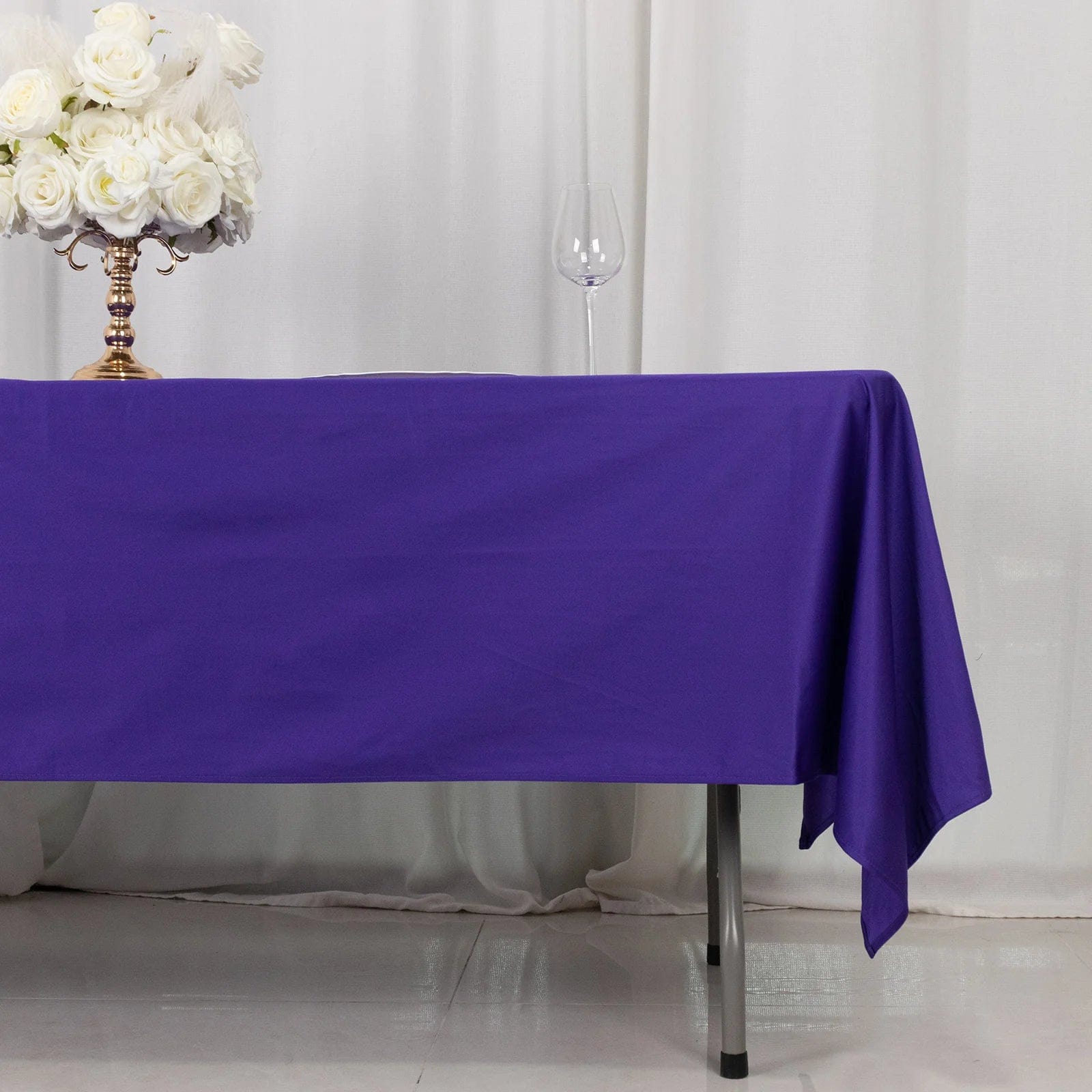 60x102 in Premium Scuba Polyester Rectangle Tablecloth