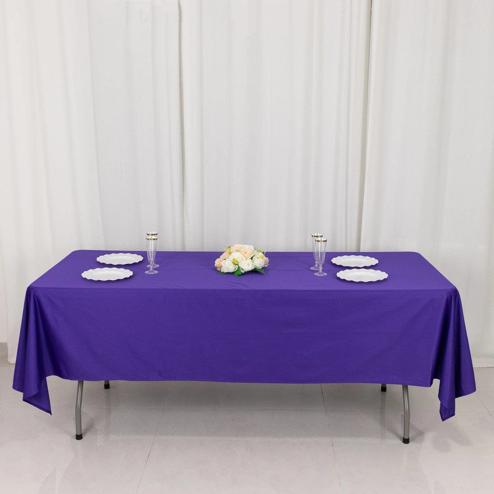 60x102 in Premium Scuba Polyester Rectangle Tablecloth