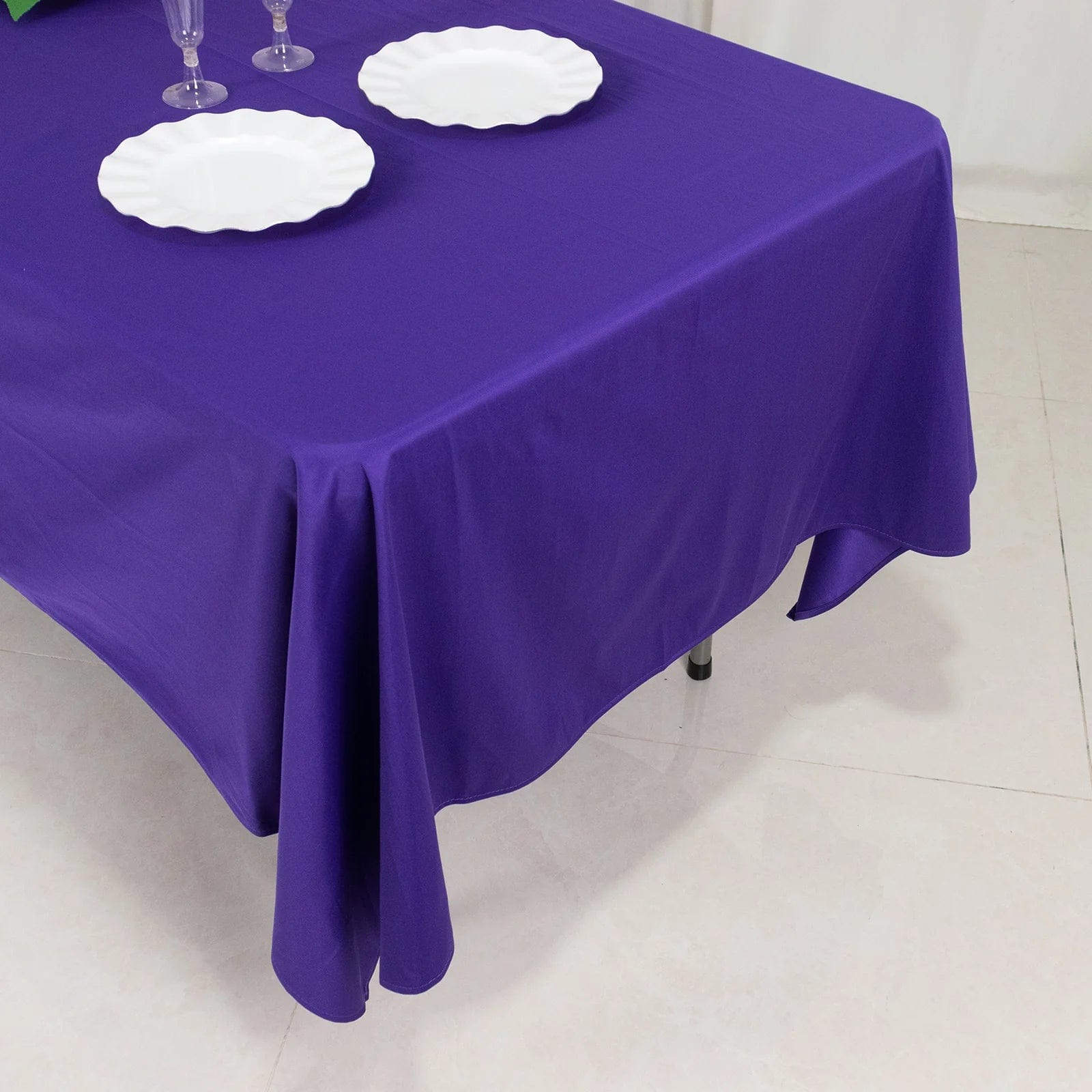 60x102 in Premium Scuba Polyester Rectangle Tablecloth