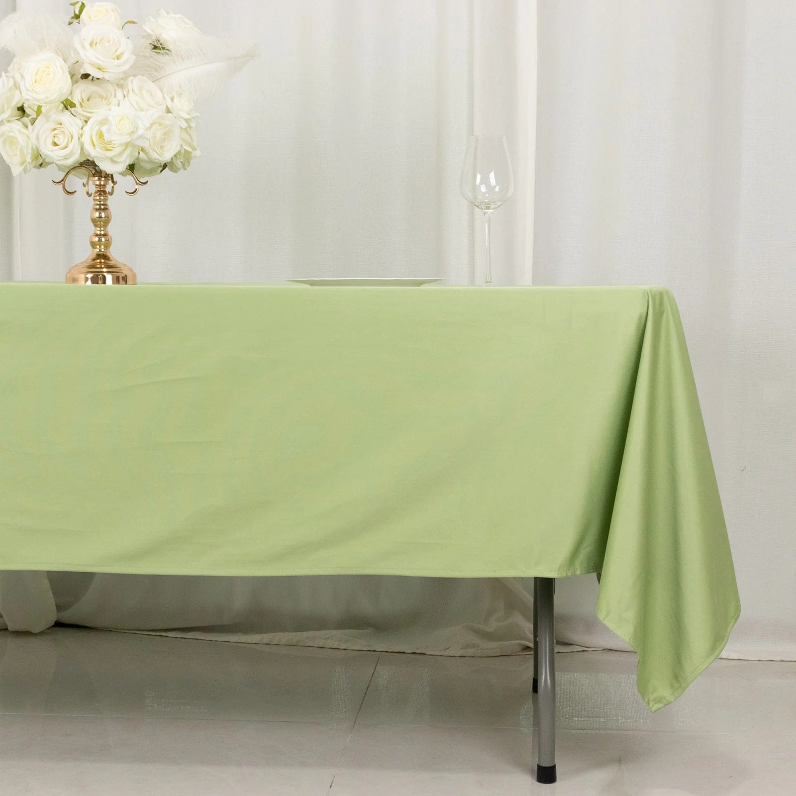 60x102 in Premium Scuba Polyester Rectangle Tablecloth