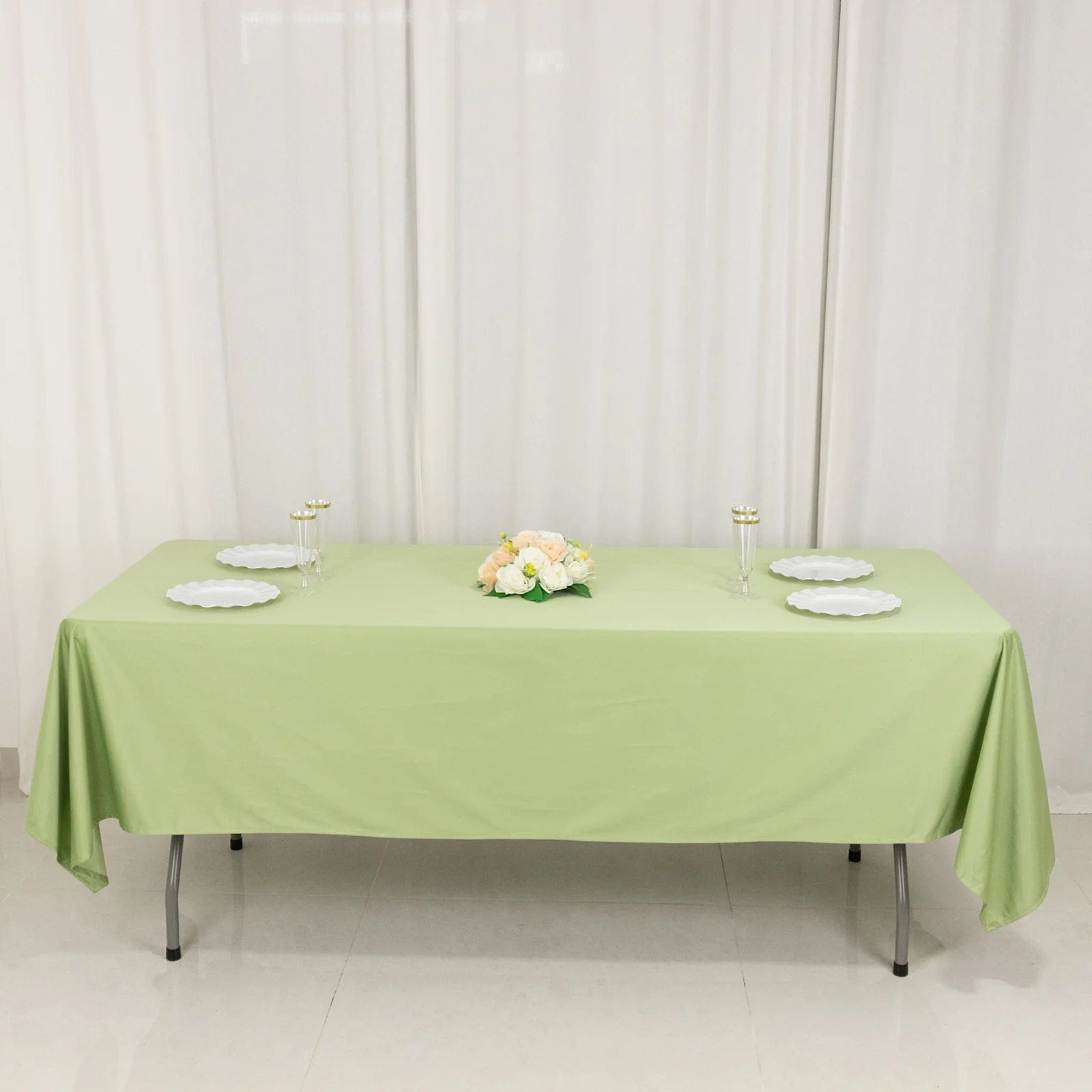 60x102 in Premium Scuba Polyester Rectangle Tablecloth