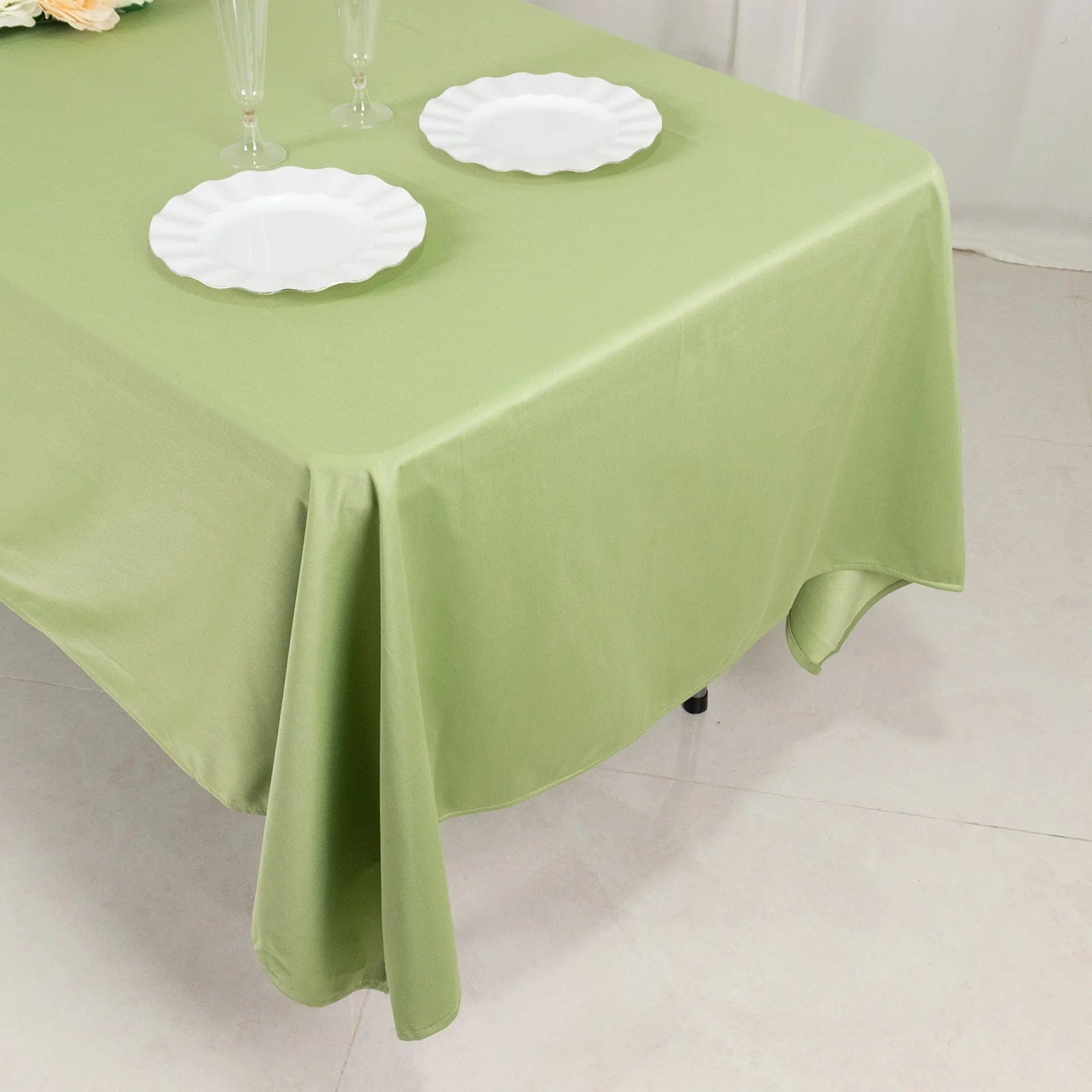 60x102 in Premium Scuba Polyester Rectangle Tablecloth