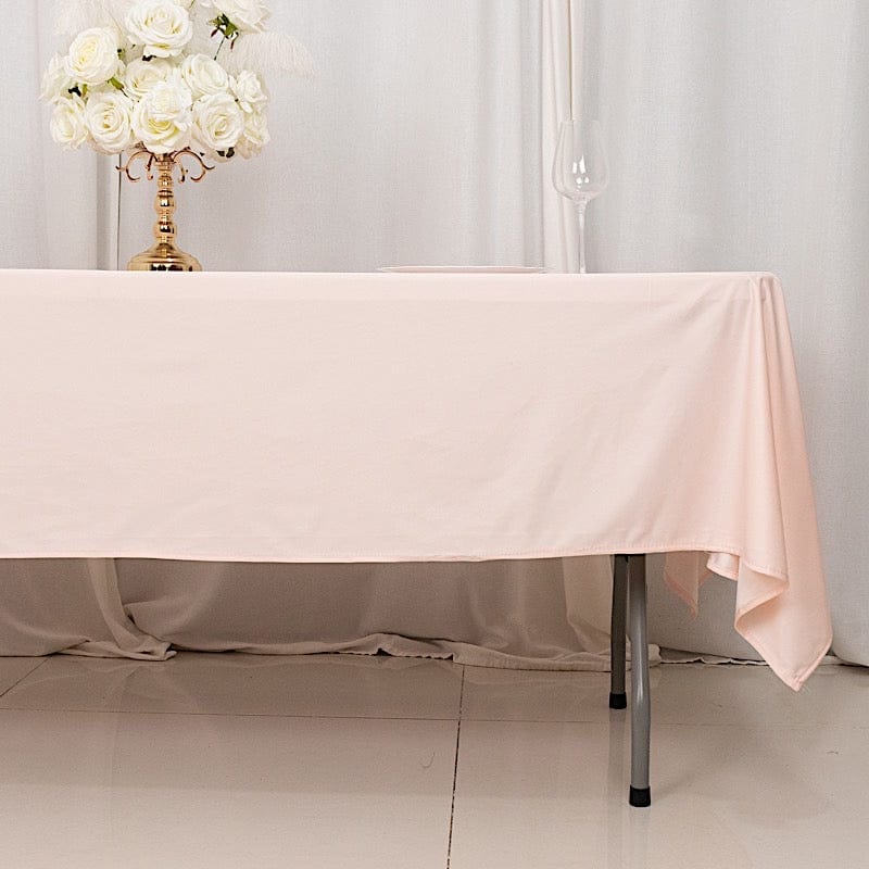 60x102 in Premium Scuba Polyester Rectangle Tablecloth