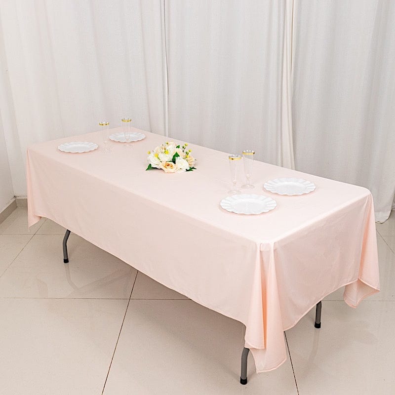 60x102 in Premium Scuba Polyester Rectangle Tablecloth