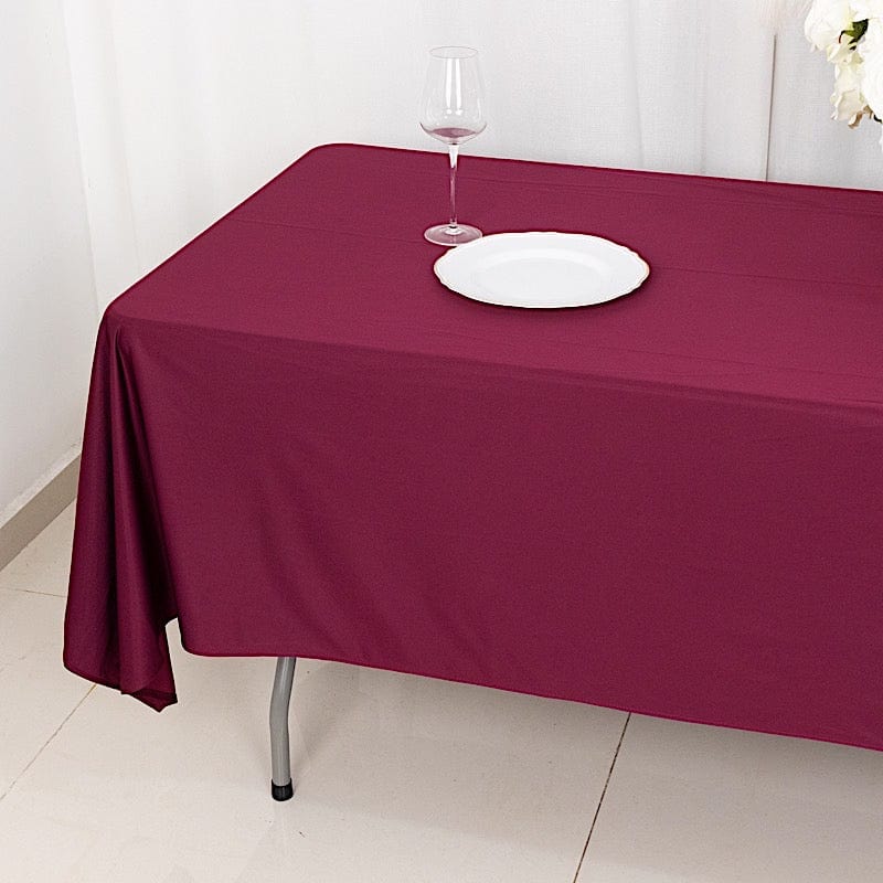 60x102 in Premium Scuba Polyester Rectangle Tablecloth