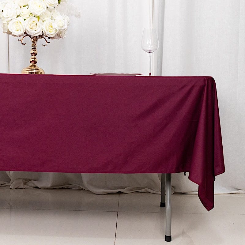 60x102 in Premium Scuba Polyester Rectangle Tablecloth