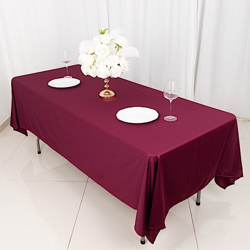 60x102 in Premium Scuba Polyester Rectangle Tablecloth