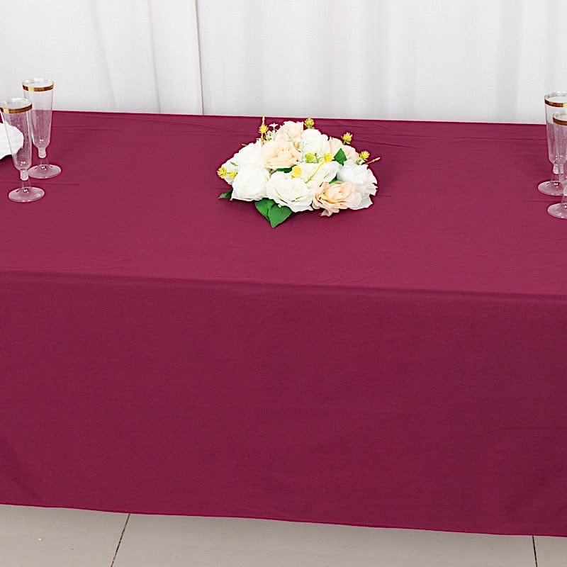 60x102 in Premium Scuba Polyester Rectangle Tablecloth