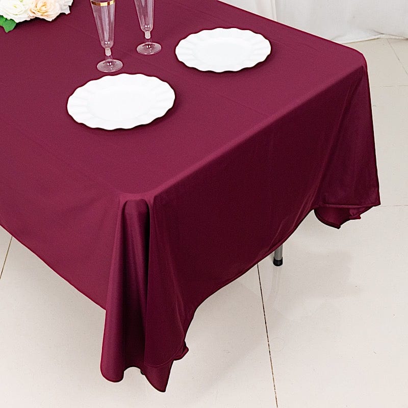 60x102 in Premium Scuba Polyester Rectangle Tablecloth