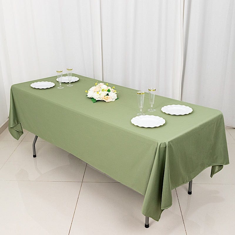 60x102 in Premium Scuba Polyester Rectangle Tablecloth