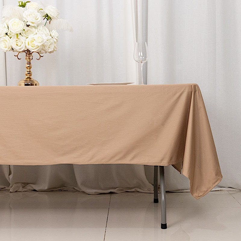 60x102 in Premium Scuba Polyester Rectangle Tablecloth