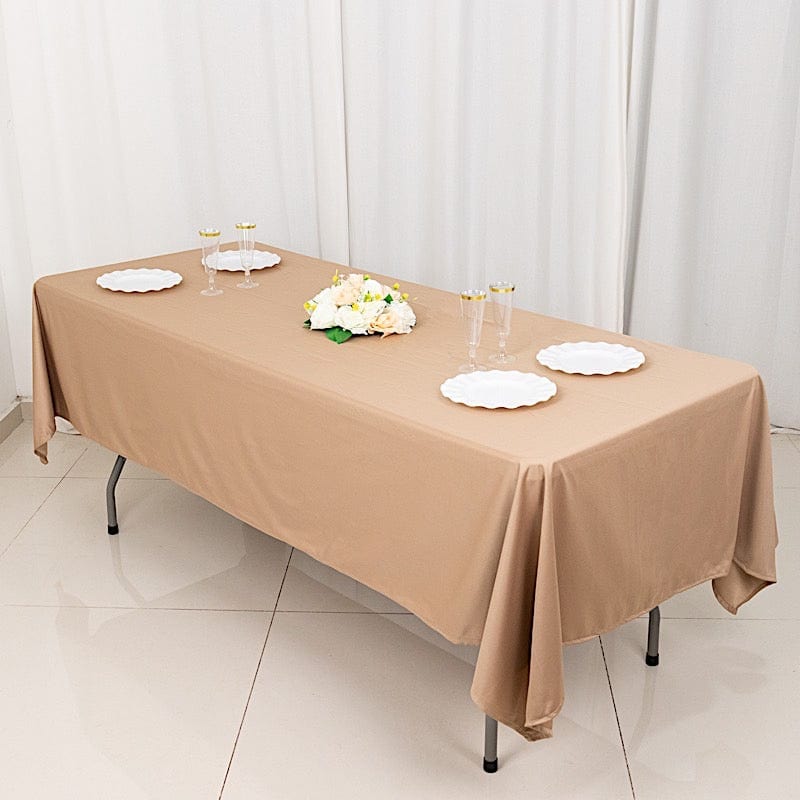 60x102 in Premium Scuba Polyester Rectangle Tablecloth