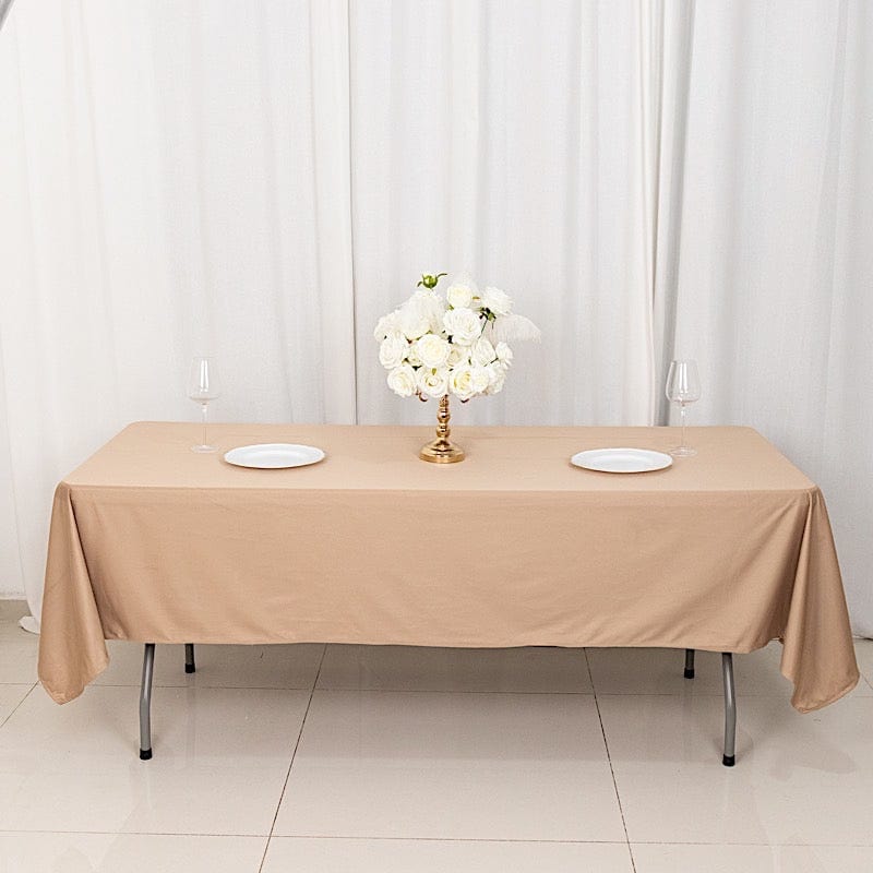 60x102 in Premium Scuba Polyester Rectangle Tablecloth