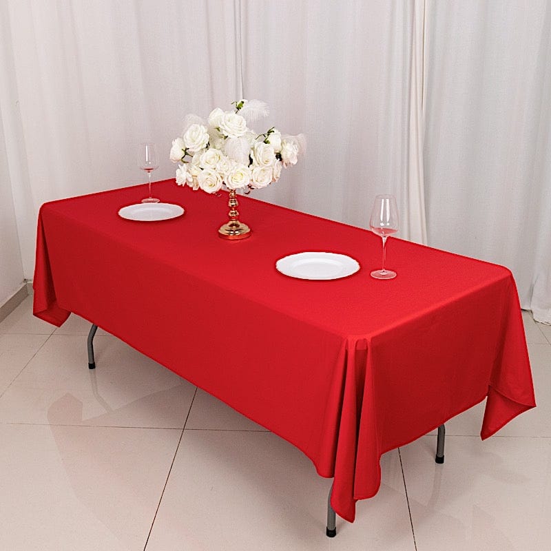 60x102 in Premium Scuba Polyester Rectangle Tablecloth