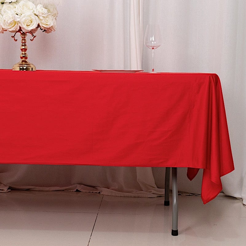 60x102 in Premium Scuba Polyester Rectangle Tablecloth