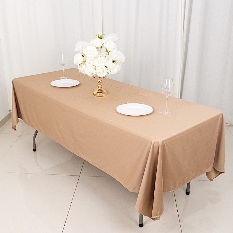 60x102 in Premium Scuba Polyester Rectangle Tablecloth