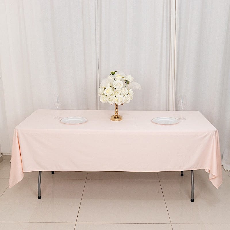 60x102 in Premium Scuba Polyester Rectangle Tablecloth