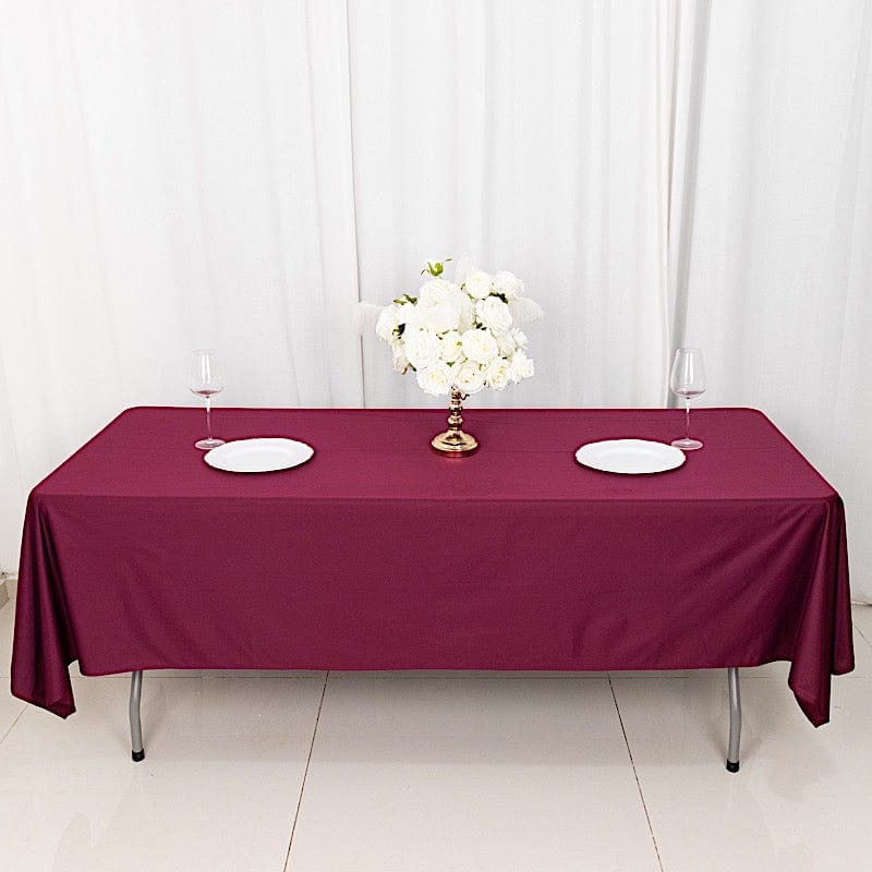 60x102 in Premium Scuba Polyester Rectangle Tablecloth