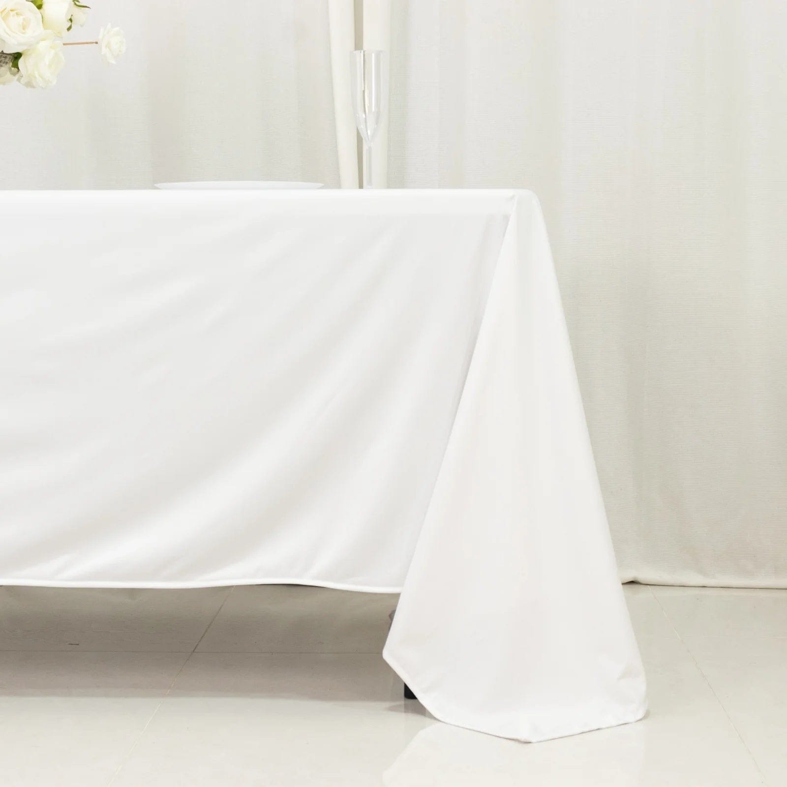 72x120 in Scuba Polyester Rectangle Tablecloth