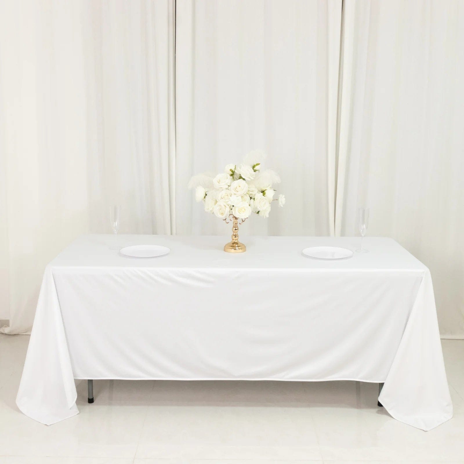 72x120 in Scuba Polyester Rectangle Tablecloth