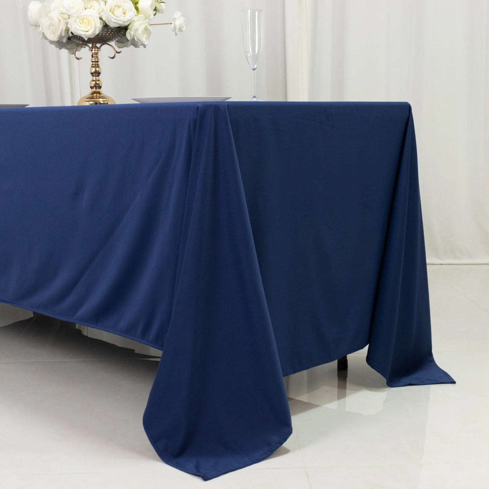 72x120 in Scuba Polyester Rectangle Tablecloth