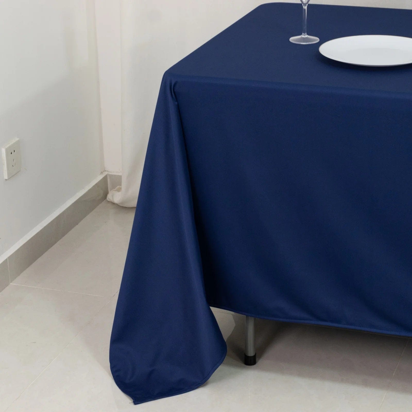 72x120 in Scuba Polyester Rectangle Tablecloth